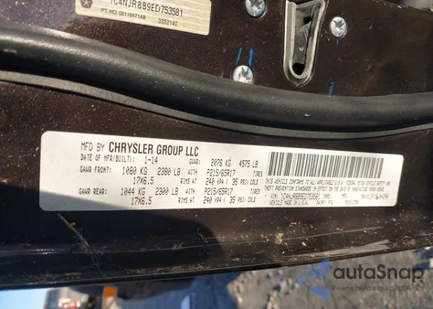 2014 Jeep Patriot Sport from USA, damaged, VIN 1C4NJRBB9ED753581